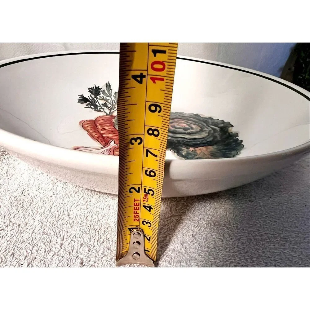 Williams Sonoma Harvest Large Serving Pasta Salad Bowl Carrots Cabbage Discontin